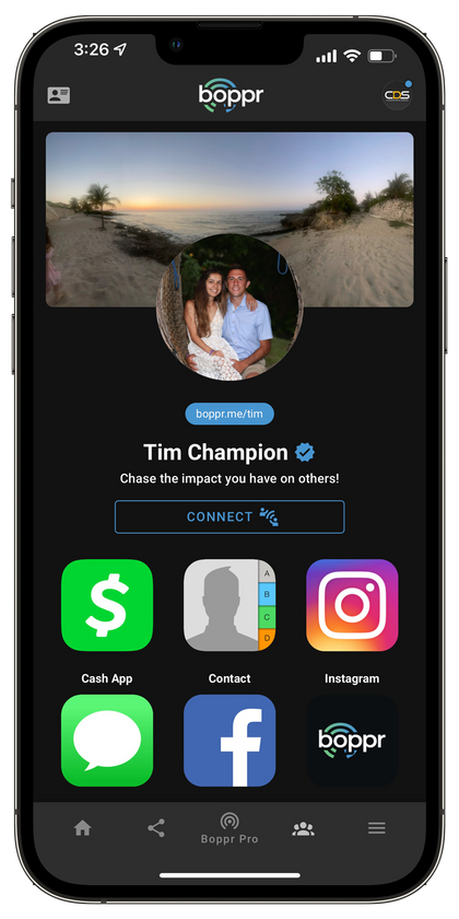 Boppr profile example