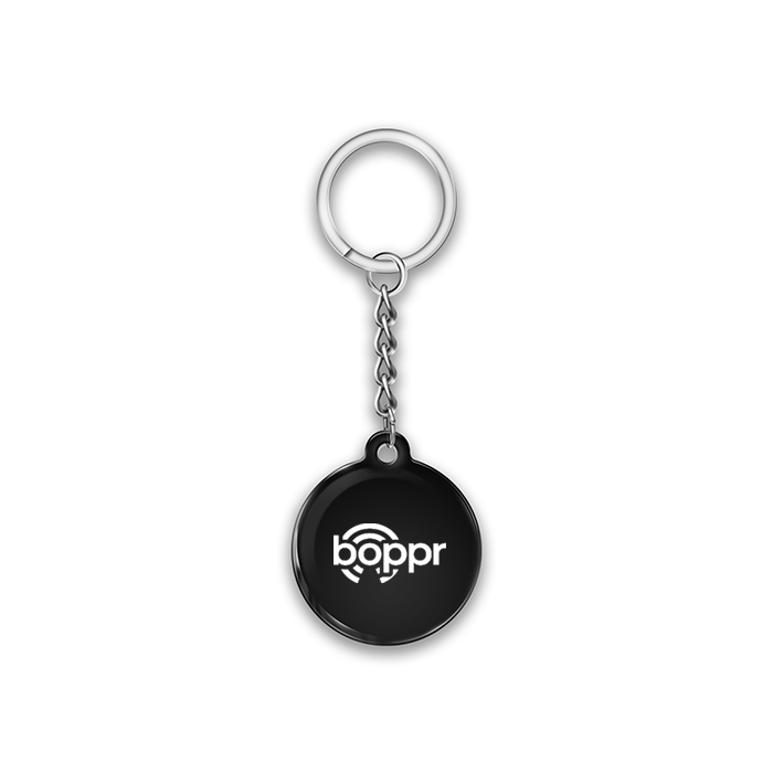 Black Keychain | The Smart Digital Business Card | Boppr