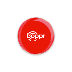 Boppr Red Digital Business Card
