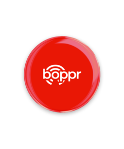 Boppr Red Digital Business Card